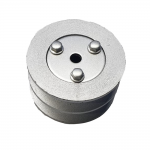 Fulie cu caneluri RURIS PS6500k-4-6b, diametru 75 mm, pentru motosapa Dac, Gigant, Ruris, Zimbru