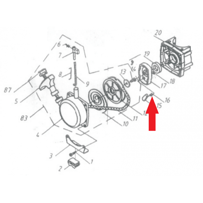 Arc RURIS PSA203-1-16, pentru atomizoarele Ruris A203