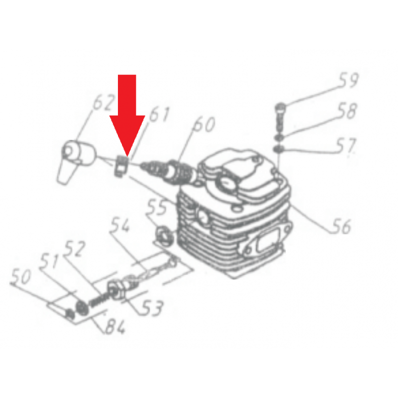 Arc RURIS PSA203-1-61, pentru atomizoarele Ruris A203