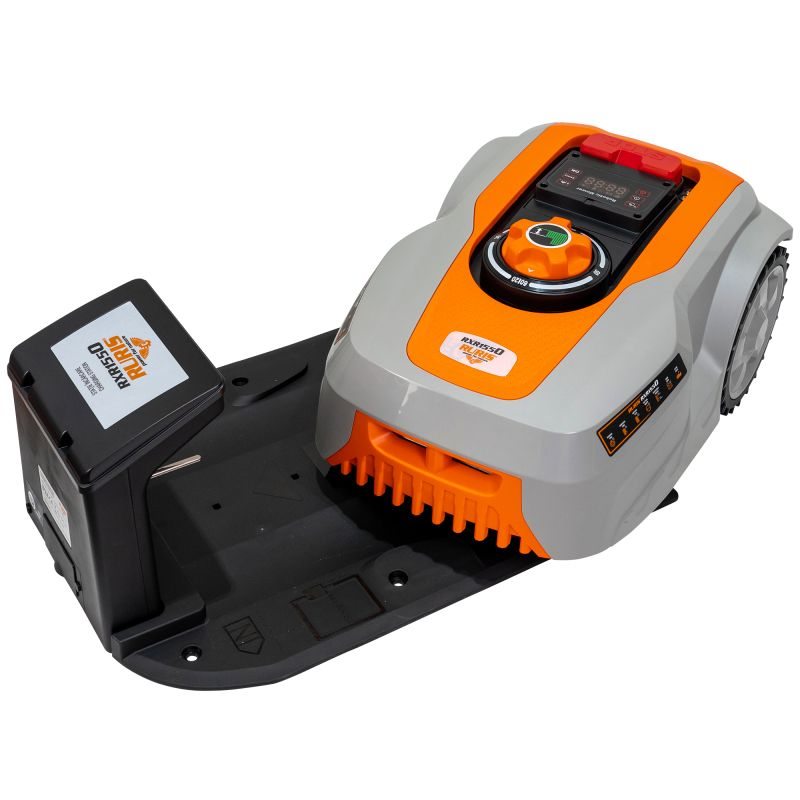 Robot de tuns gazon RURIS RXR 1550,  Bluetooth, Wifi, Senzori de ploaie, Senzori de impact