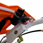 Motocultor RURIS 1300KS, benzina, 13CP, roti de cauciuc, roti metalice, plug reversibil, set contragreutati 20kg