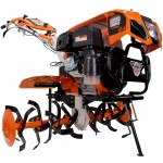 Motocultor RURIS 1300KS, benzina, 13CP, roti de cauciuc, roti metalice, plug reversibil, set contragreutati 20kg