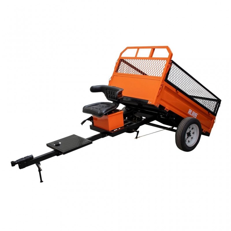 Remorca RURIS 750s,750 kg, cu sistem de basculare