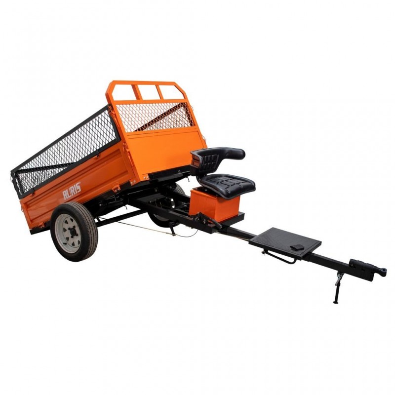 Remorca RURIS 750s,750 kg, cu sistem de basculare