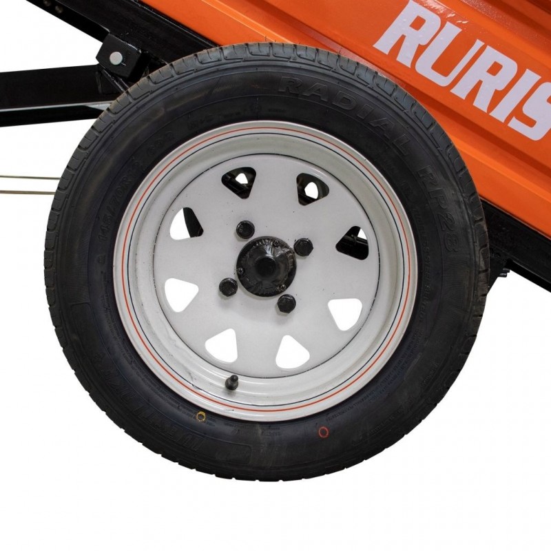 Remorca RURIS 750s,750 kg, cu sistem de basculare