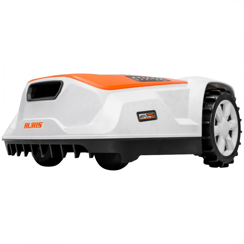 Robot de tuns gazon RURIS RXR1000 ,acumulator Li-Ion, 20V, 5Ah, panta 20 grade