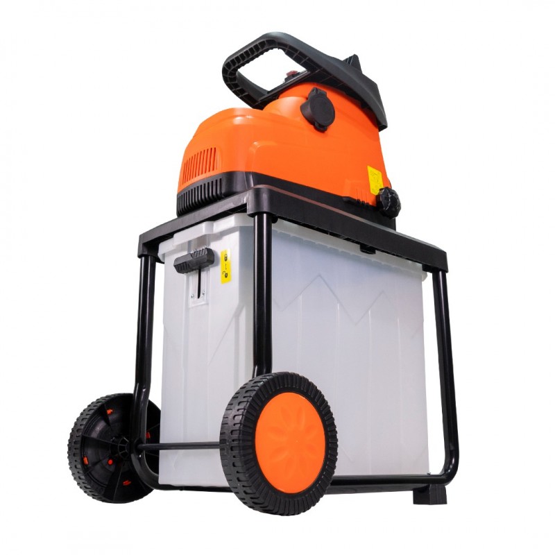 Tocator de crengi si resturi vegetale RURIS ST200s, 2800 W, 230 V, 4.5 cm diametru taiere