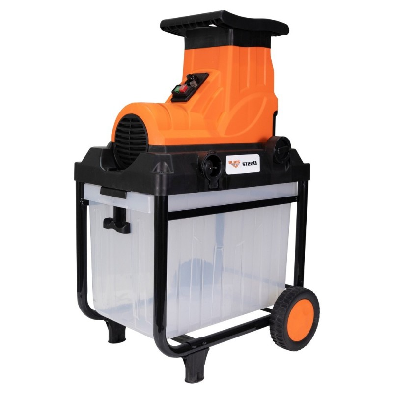 Tocator de crengi si resturi vegetale RURIS ST200s, 2800 W, 230 V, 4.5 cm diametru taiere