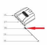 Arc capac evacuare RURIS PSRX355S-4-18, pentru masina de tuns gazonul Ruris RX355S
