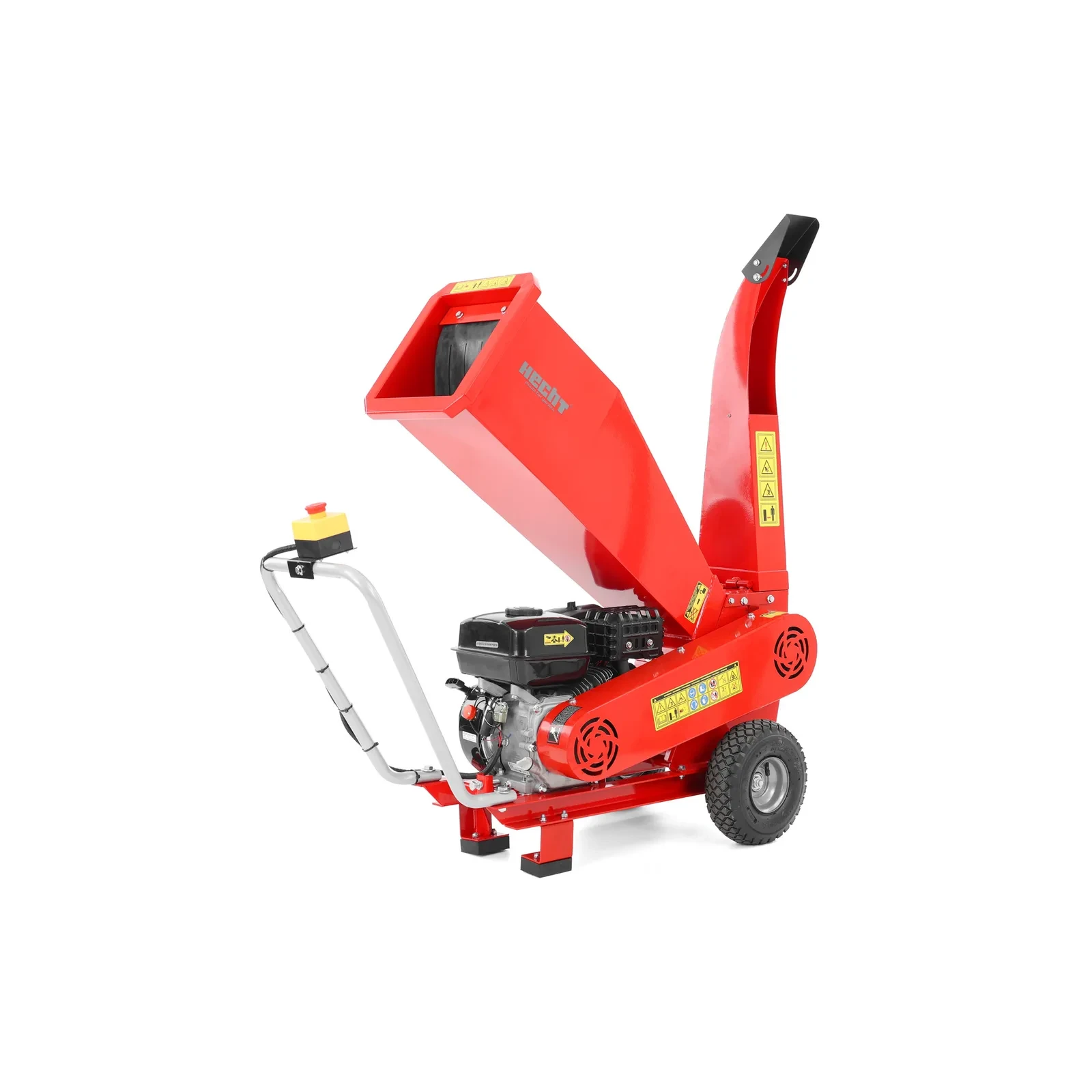 Tocator pentru crengi si resturi vegetale HECHT 6208, motor termic, putere 7 CP, 5.2 kW, 208 CC, diametru maxim de taiere crengi 7 cm