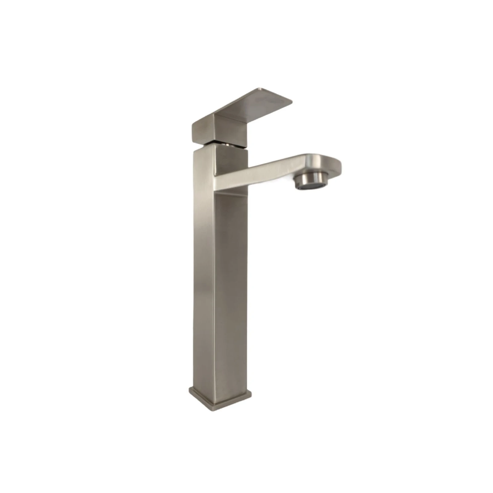 Baterie lavoar MIXXUS KUB-001-HIGH din otel inoxidabil, Monocomanda, Racorduri incluse