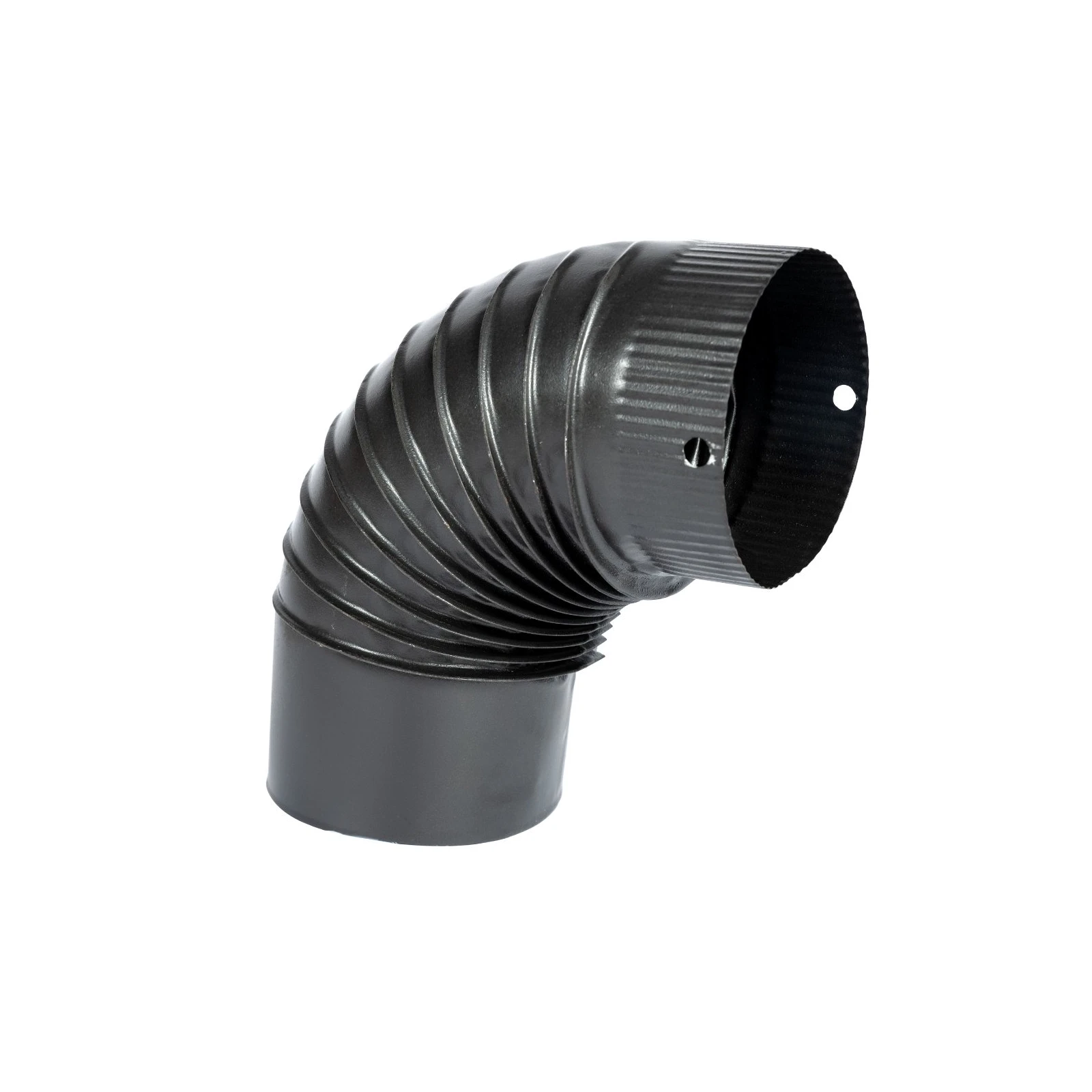 Cot pentru soba pe lemne 90˚ ø130mm Gri Mat