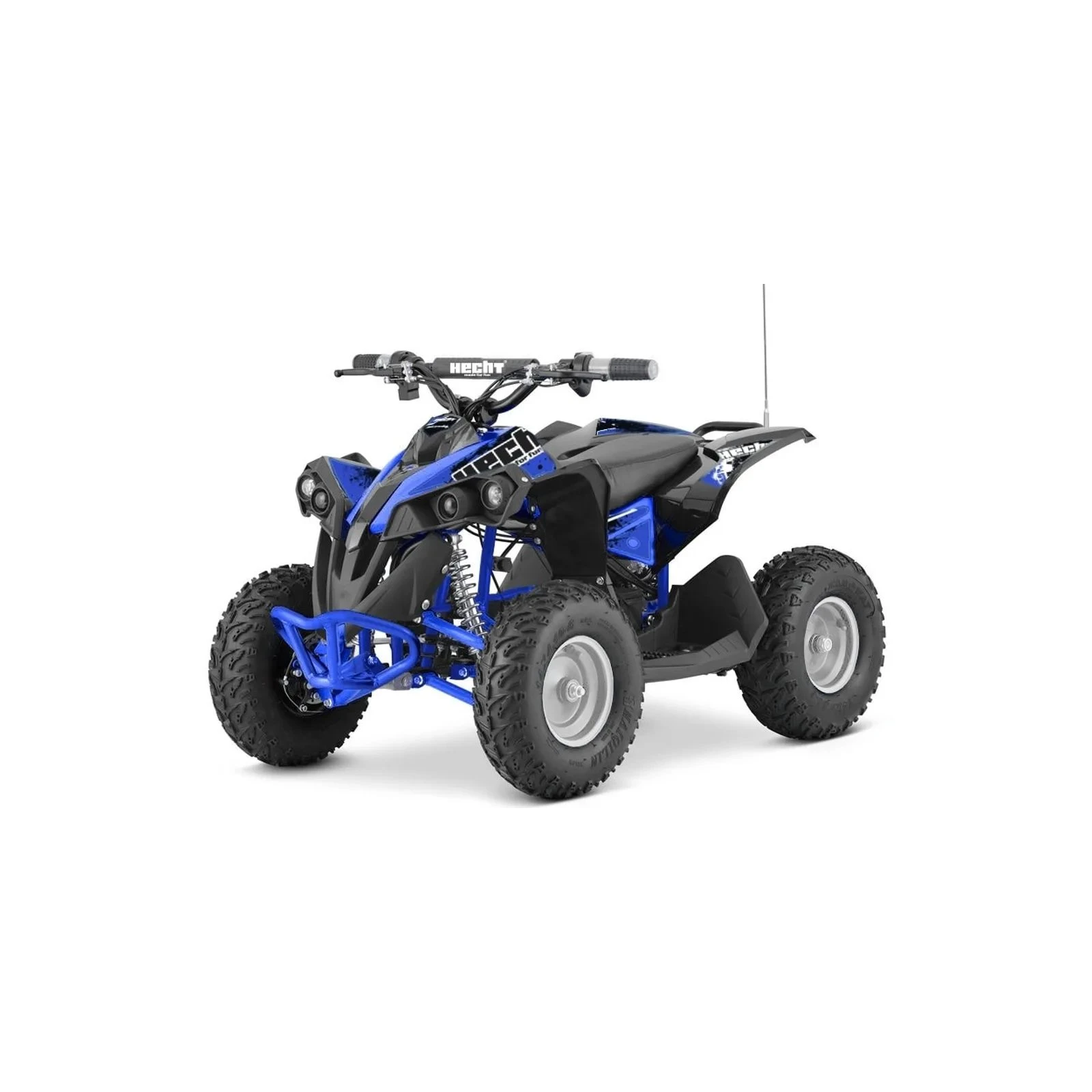 ATV electric Hecht 51060 Blue, acumulator 36 V, 12 Ah, viteza maxima 35 km/h, albastru