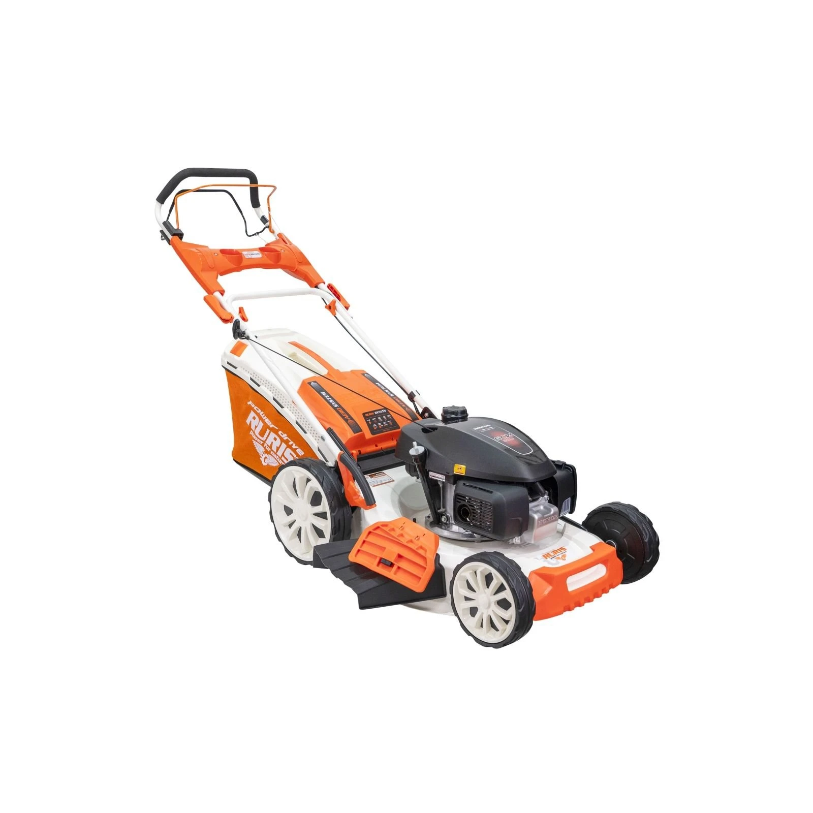 Masina de tuns gazon RURIS RX555S, 5.2 CP, 4 timpi, motor Honda, latime de lucru 53 cm