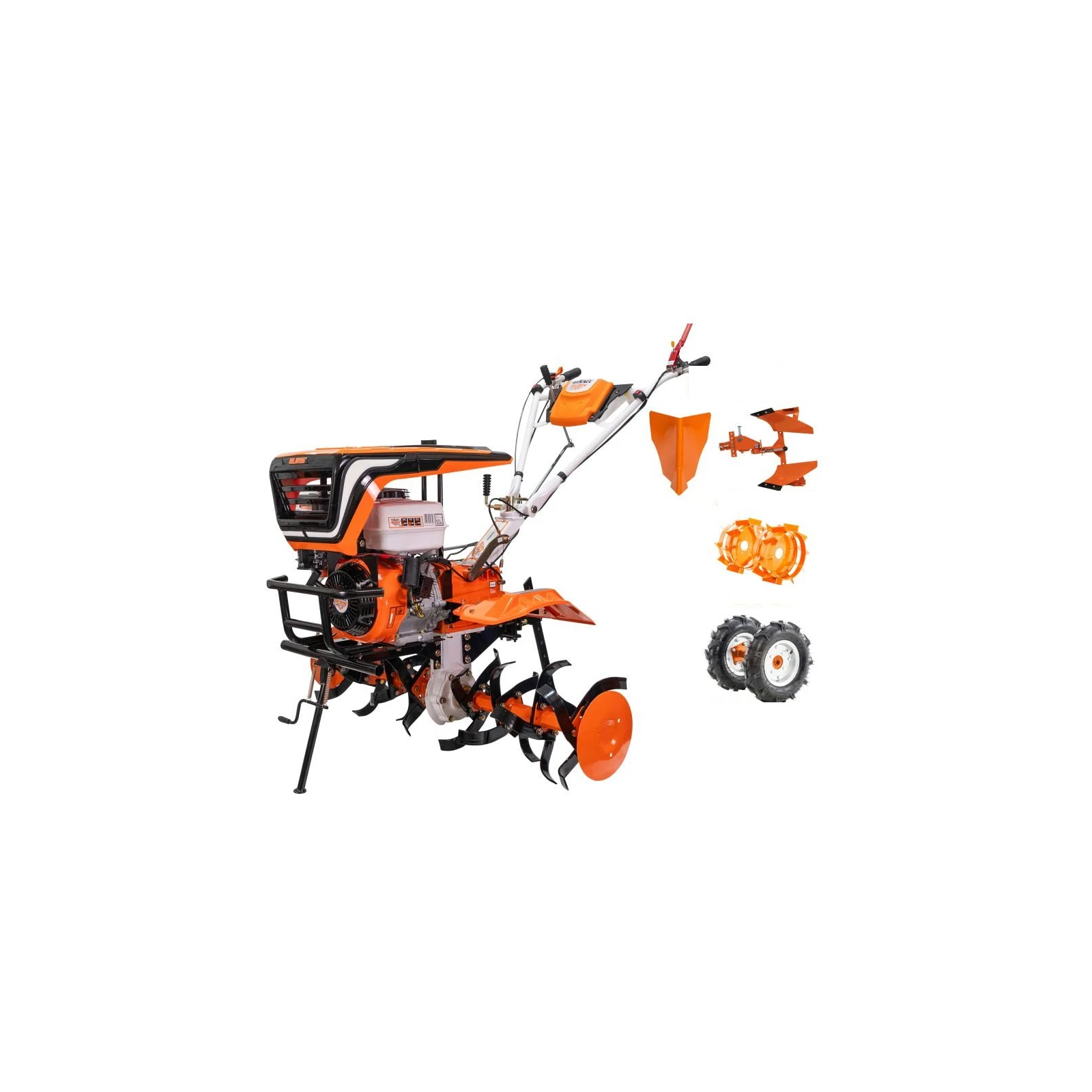 Motocultor RURIS 915ACC, 15 CP, 420 CC, 4 timpi, 3 viteze, 1100 mm latime lucru