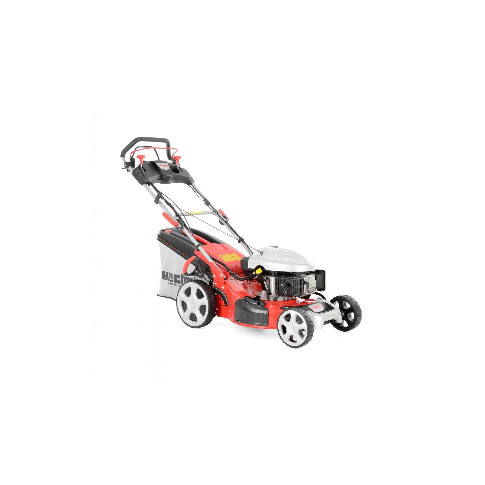 Masina de tuns iarba pe benzina Hecht 5534SWE5IN1, 6 cp, latime de lucru 51 cm, 4.5 km/h, pornire electrica