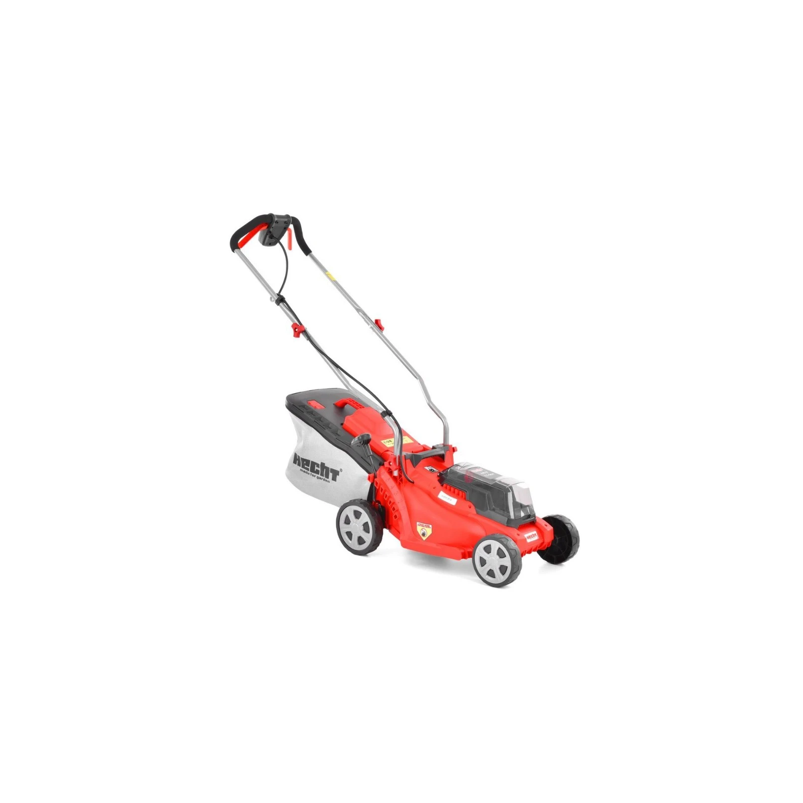 Masina de tuns iarba pe acumulatori HECHT 5034, latime de taiere 34 cm, cos colector 35 litri, 40V, fara acumulator si incarcator