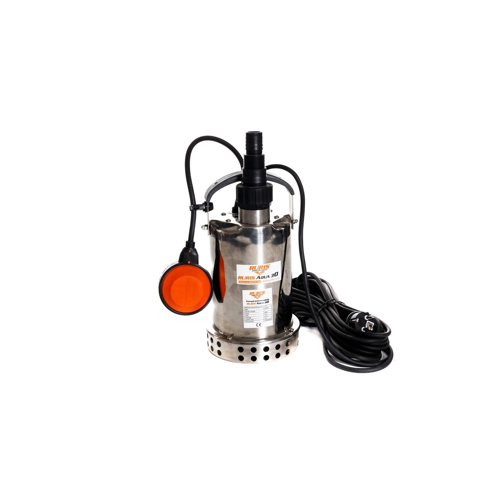 Pompa submersibila apa curata de adancime Ruris Aqua 30,corp inox, 550 W, 45 l/min