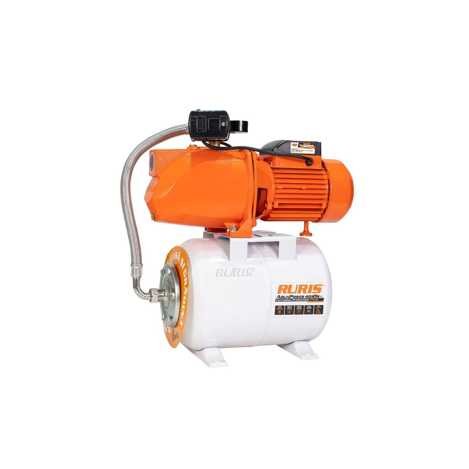 Hidrofor RURIS Aquapower 4010S, 1800 W, 60 l/min, 24 L
