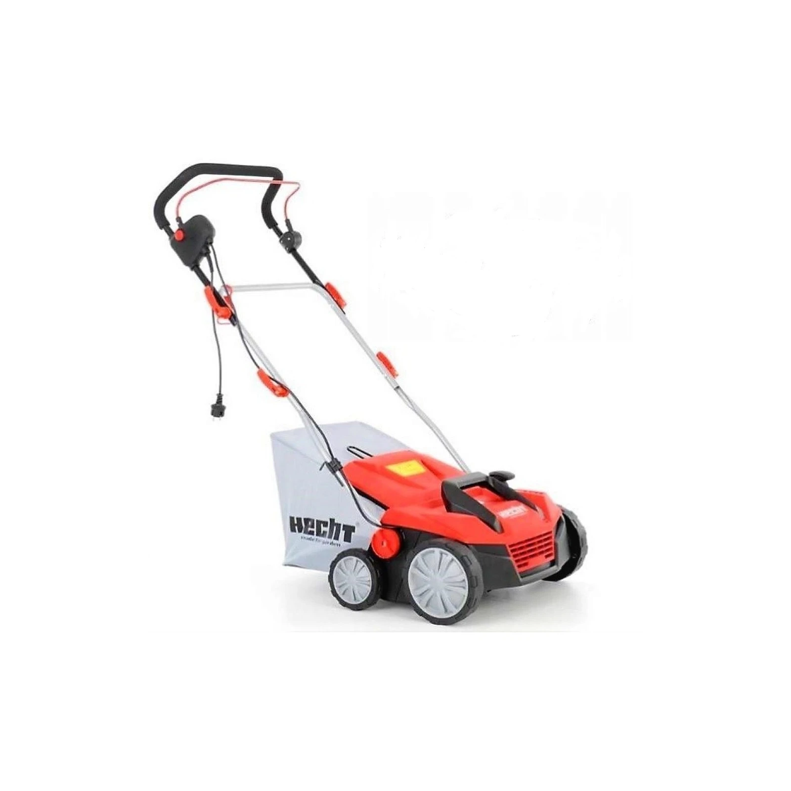 Scarificator si aerator electric HECHT 1683 2 in 1, putere motor 1600 W, sac colectare 48 litri, latime de lucru 38 cm