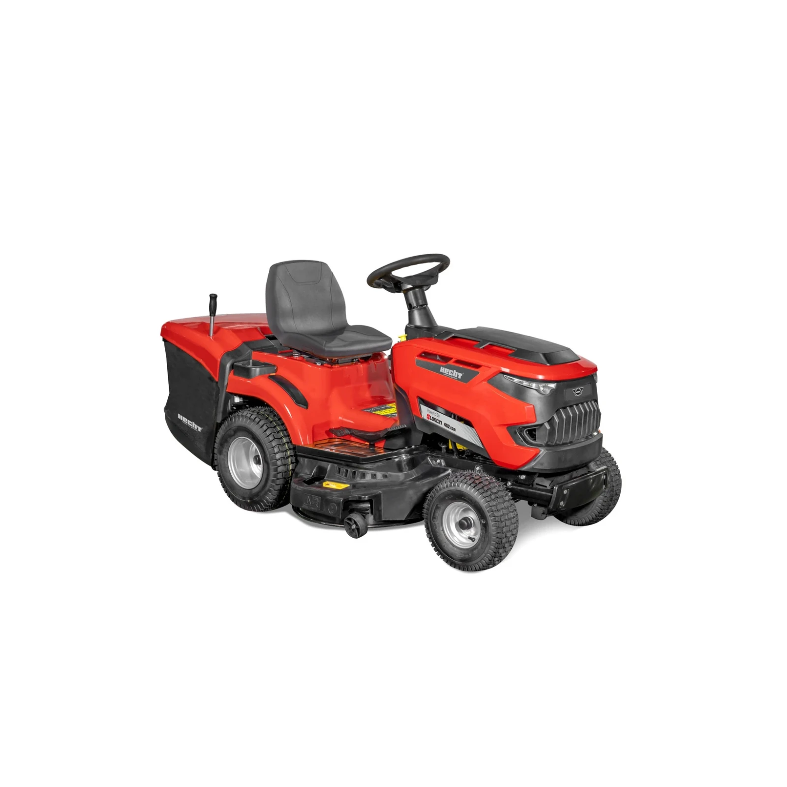 HECHT 5102 Twin, Tractoras de tuns iarba, Putere motor 12.5 kW, Motor Loncin, Transmisie Hydro-Gear, latimea de lucru 102 cm