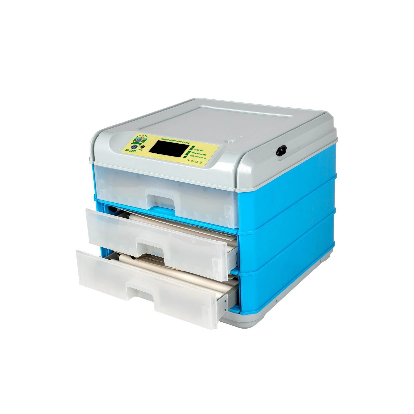 Incubator electric Micul Fermier capacitate 192 oua, 3 etaje
