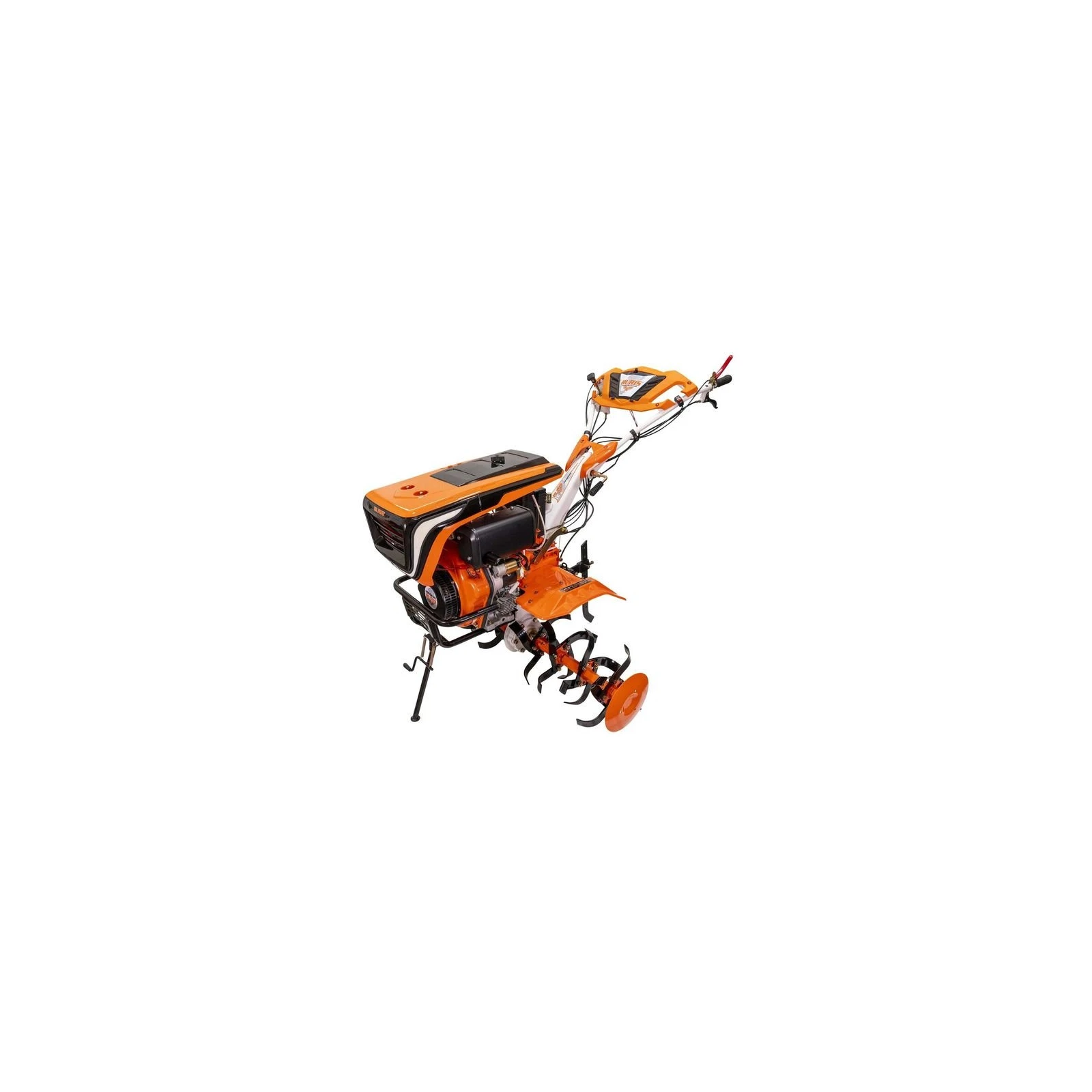 Motocultor RURIS 1001KSD Start, motor diesel, 408 CC, 11 CP, roti cauciuc 5.00-12
