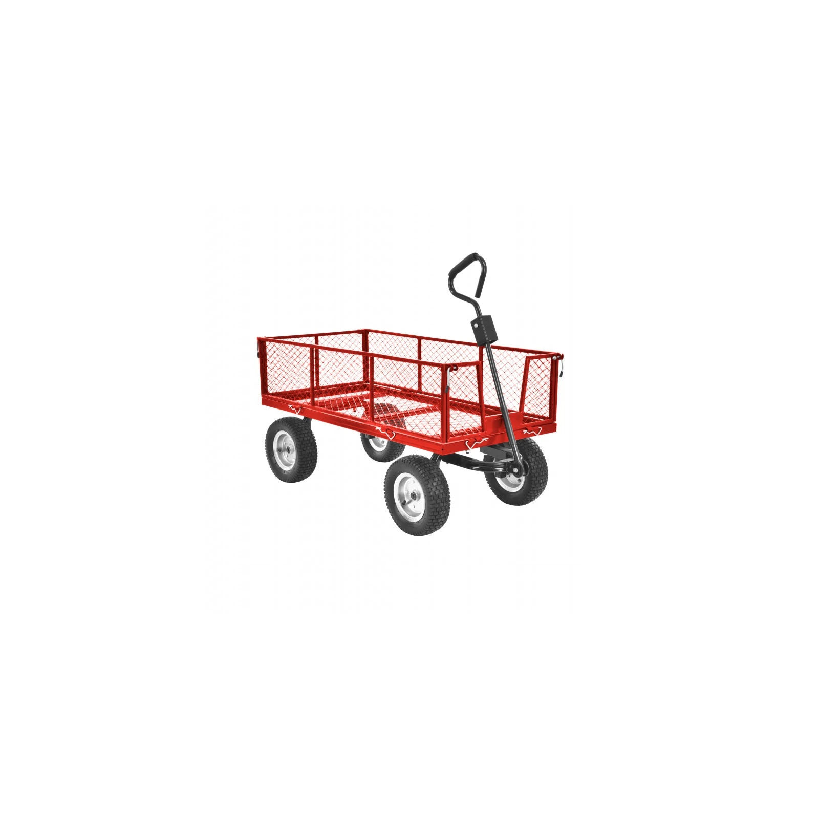 Carucior HECHT 53350, capacitate incarcare 350 kg, compatibila cu tractorasele de tuns iarba.