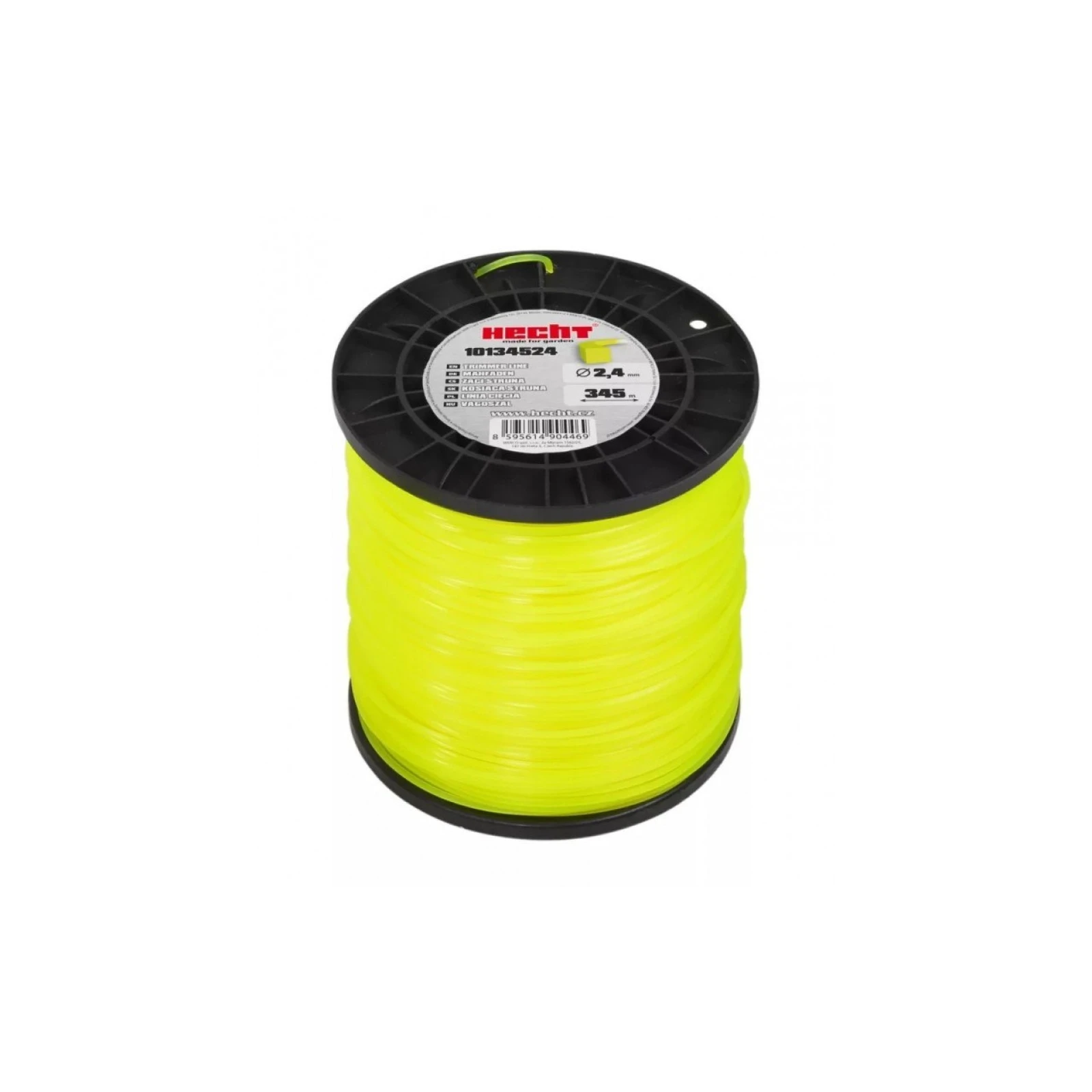 Fir pentru trimmer HECHT 10134524, profil patrat, diametru 2.4 mm, lungime 345 m