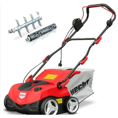 Aerator / Scarificator electric HECHT 1999 2 in 1, 2000 W, latime lucru 38 cm, sac colectare 45 l