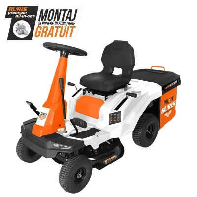 Tractoras de tuns gazon RURIS RX PILOT 003CVT, Motor Rato 7.5 CP, Transmisie CVT, Latime 61 cm