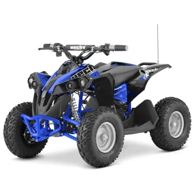 ATV electric Hecht 51060 Blue, acumulator 36 V, 12 Ah, viteza maxima 35 km/h, albastru
