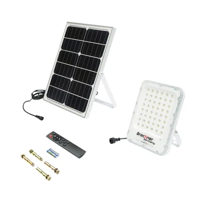 Lampa LED cu panou solar monocristalin senzor de miscare si telecomanda 25W Breckner Germany