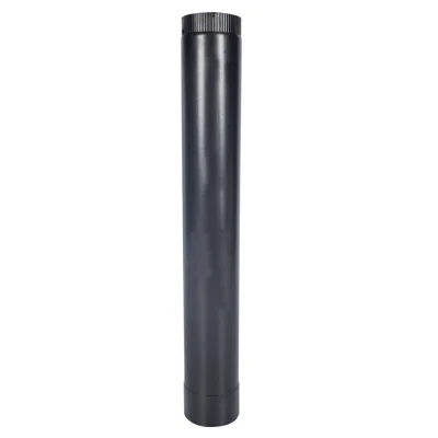 Burlan soba pe lemne 90cm ø130mm Gri Mat