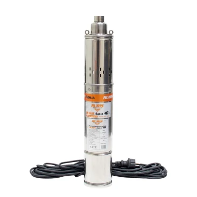 Pompa submersibila apa curata de adancime Ruris Aqua 40,corp inox, 750 W, 30 l/min debit apa