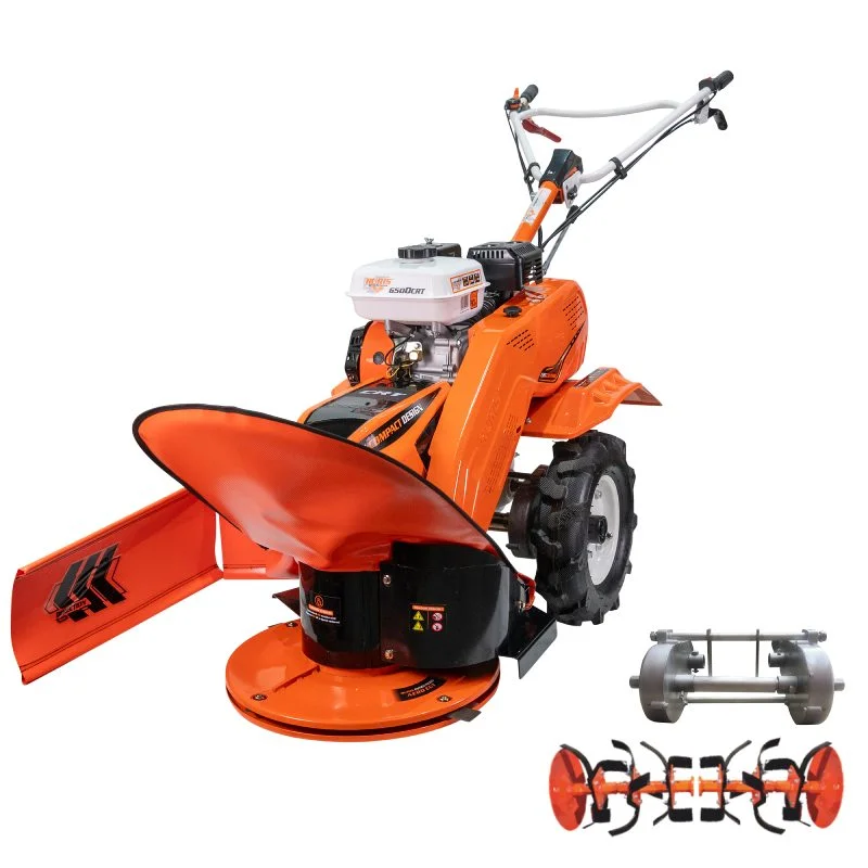 Produs Utilaj multifunctional RURIS 6500CRT, 7 CP, 4 timpi, 208 CC, 3 viteze, 83 cm latime lucru, 3 l benzina, roti cauciuc 4.00-8, sistem de cosit 6500CRT Imagine