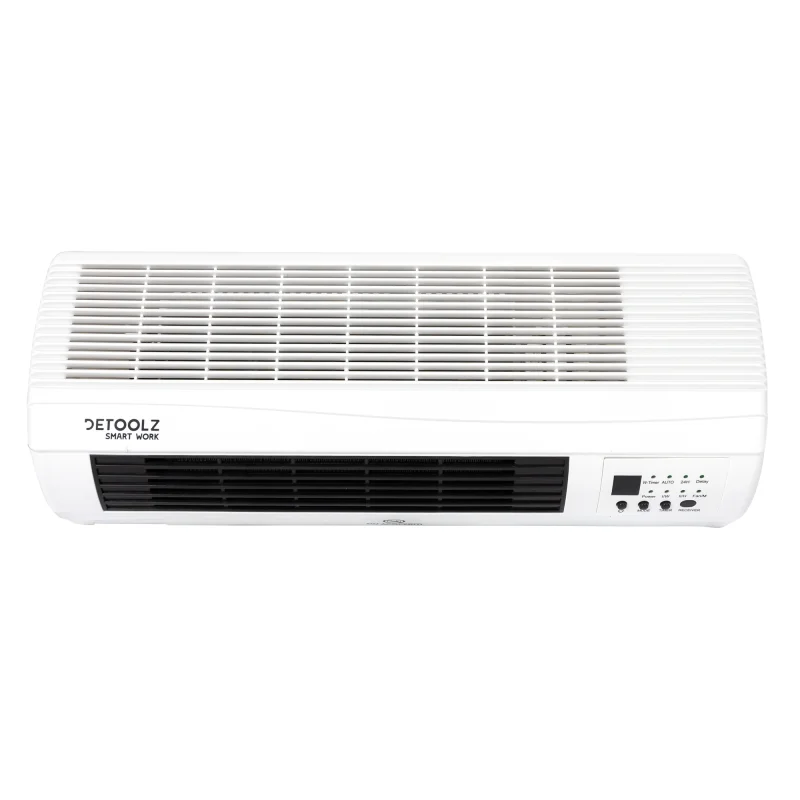 Produs Aeroterma de perete Detoolz, 2KW, 2 trepte de putere, cu afisaj LED si termostat Imagine