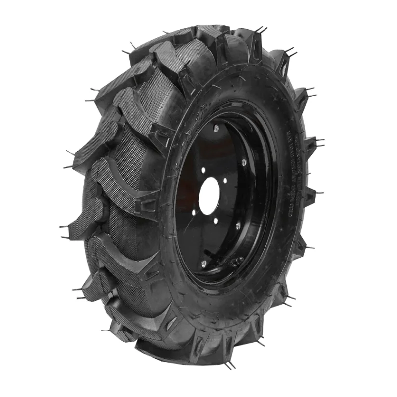 Produs Roata completa 600/12 R1 6PR crampon cu janta neagra Breckner Germany Imagine