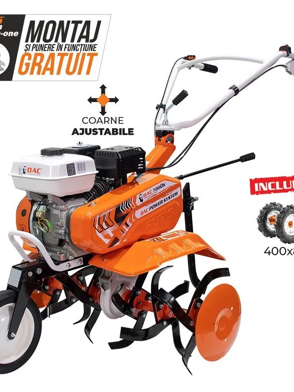 Produs Motosapa DAC 7000K Start Plus + roti cauciuc 4.00-8 7CP Imagine