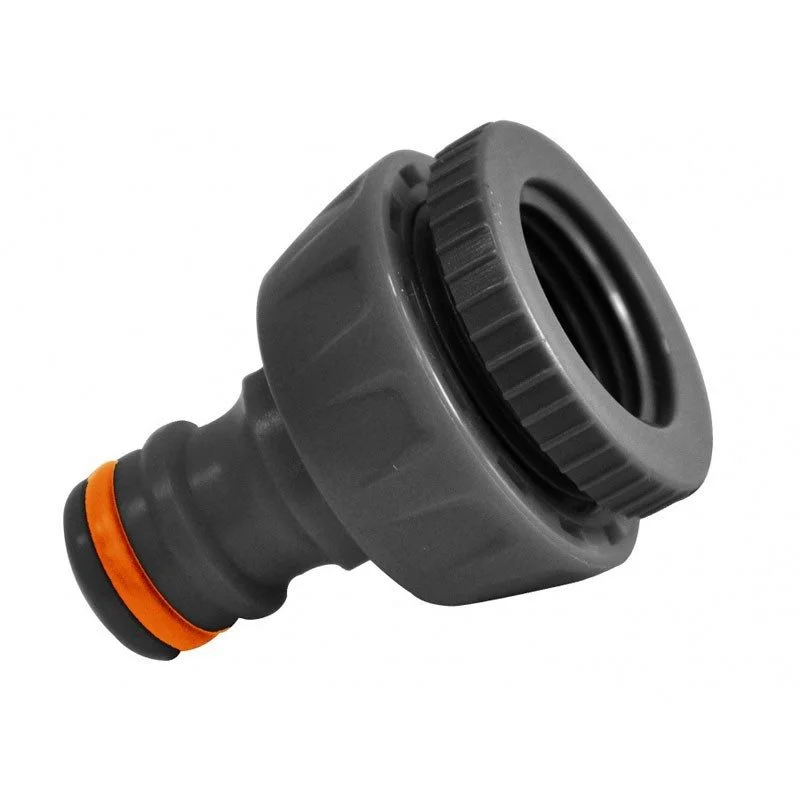 Produs Conector mufa racord pentru furtune irigatii HECHT 08024, 3/4 inch, 1/2 inch, material polipropilena Imagine