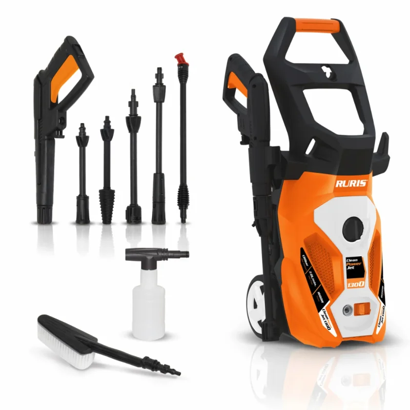 Produs Aparat de spalat cu presiune Ruris CleanPowerJet 1300, 1600 W Imagine