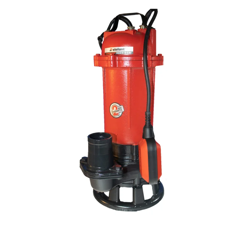 Produs Pompa drenaj submersibilamonoetajata Elefant WQCD10-10-0.95F , 750 W , 2850 rot / min , cu tocator Imagine