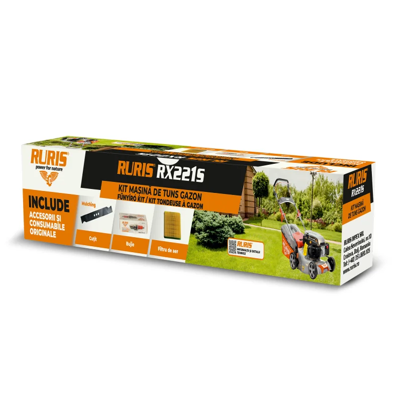 Produs Kit masina de tuns gazon RURIS RX221S Imagine