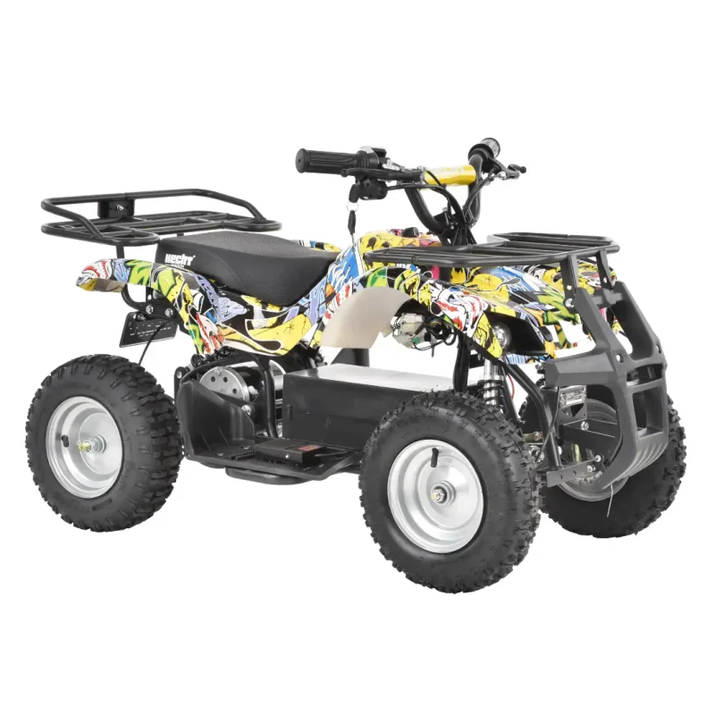 Produs ATV pentru copii HECHT 56100 COMIC, putere 1000 W, baterie 36 V / 12 Ah, viteza max. 25 km/h, lumini LED, autonomie 18 km Imagine