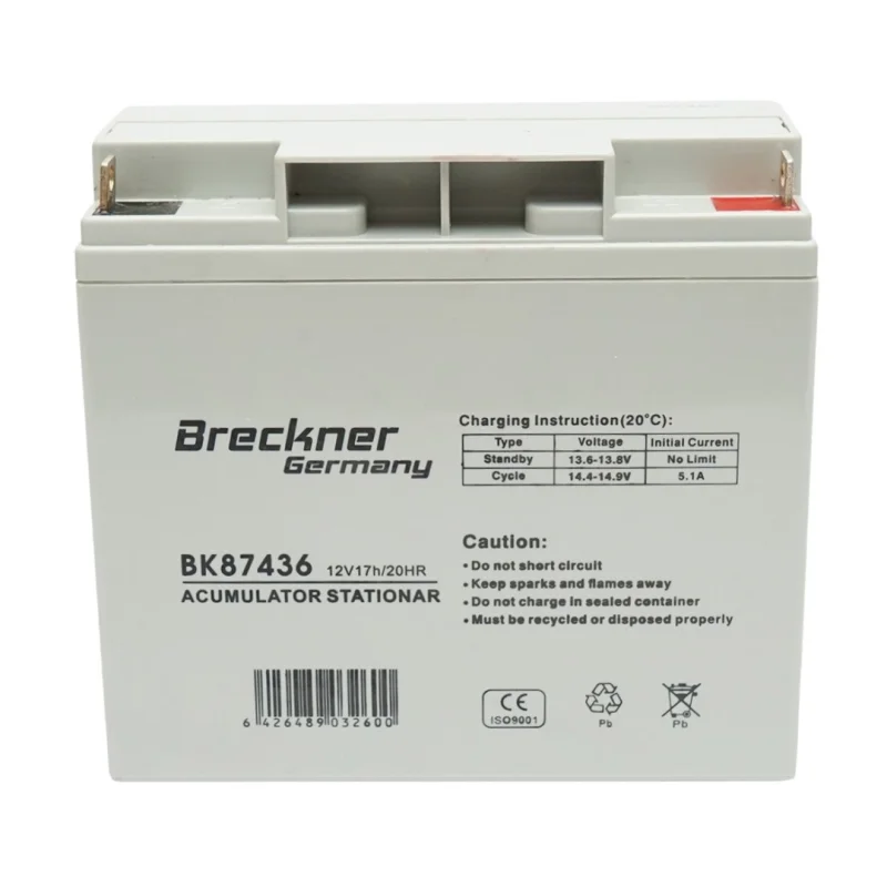 Produs Baterie pentru panou solar 12V, 17Ah-20Hr Breckner Germany Imagine