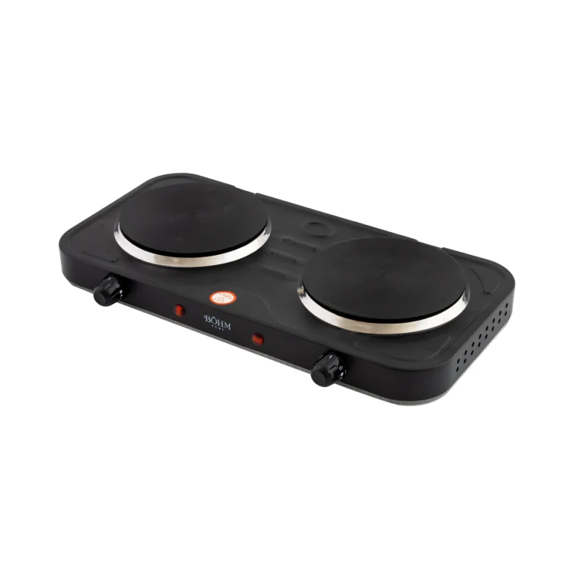 Produs Plită electrică dublă BÖHM BE-H-004L-B negru Imagine