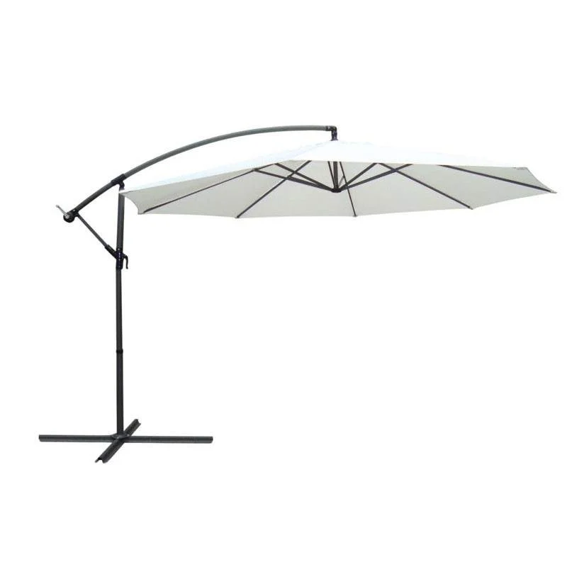 Produs Umbrela pentru gradina HECHT SUNNY, cadru din aluminiu, diametru 300 cm, baza 100 x 100 cm Imagine