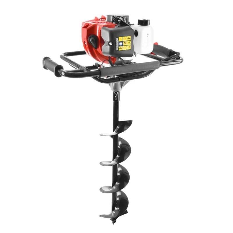 Produs Foreza de pamant, motoburghiu HECHT 52, motor termic, putere 2.4 CP, adancime de forare 73 cm Imagine