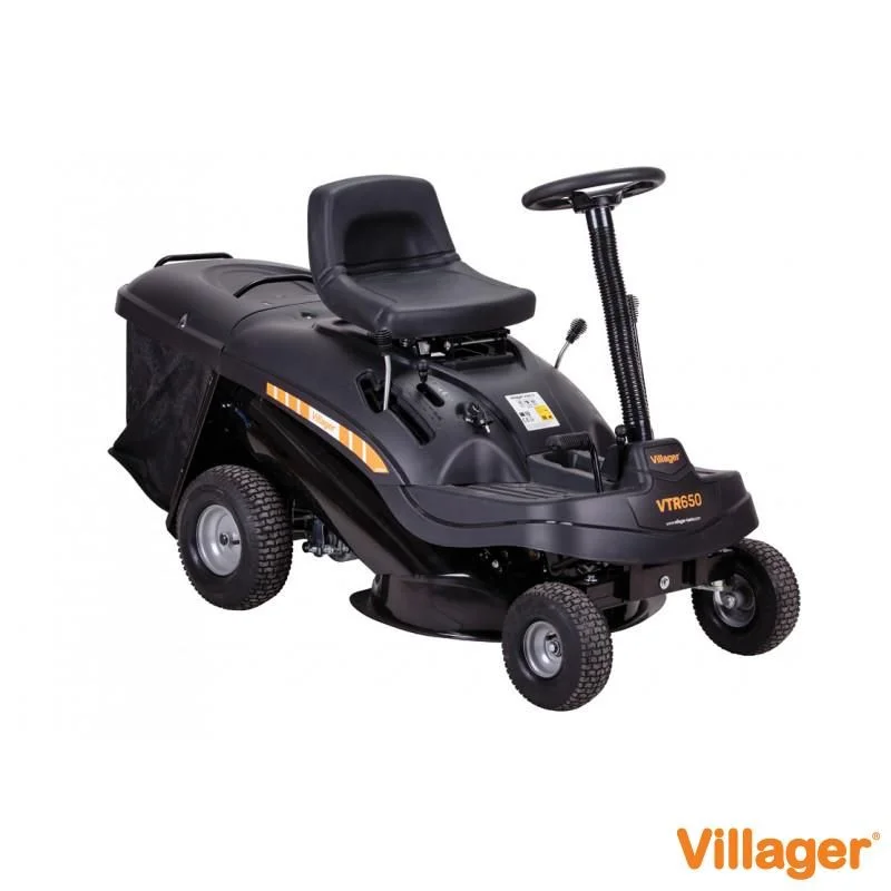 Produs Tractoras de tuns iarba Villager Rider VTR 650 putere 6.4 cp latime lucru 61 cm motor Loncin 196 cmc suprafata cosirii 4000 m2 Imagine