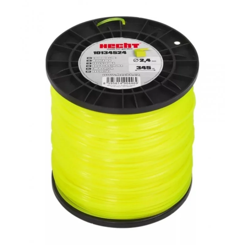 Produs Fir pentru trimmer HECHT 10134524, profil patrat, diametru 2.4 mm, lungime 345 m Imagine